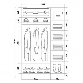 Шкаф-купе ХИТ 24-15-66 (620) в Тобольске - tobolsk.mebel24.online | фото 4