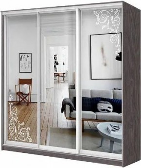 Шкаф-купе ХИТ 24-18-656 ОРНАМЕНТ в Тобольске - tobolsk.mebel24.online | фото