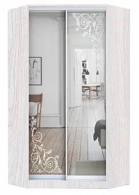 Шкаф-купе ХИТ-У-L-24-64-66 ОРНАМЕНТ в Тобольске - tobolsk.mebel24.online | фото