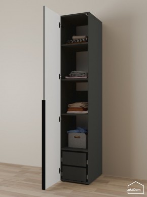 Шкаф Linnea MHR-1-4 2050х400х510 (Графит-М 11.1.25) в Тобольске - tobolsk.mebel24.online | фото 5