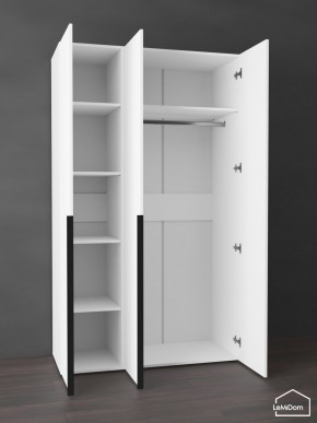 Шкаф Linnea MHR-3-1 2050х1200х510 (Белый-М 11.1.2) в Тобольске - tobolsk.mebel24.online | фото 4