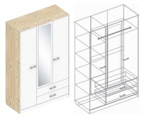 Шкаф "Милана" 3-х створчатый с 2 ящиками в Тобольске - tobolsk.mebel24.online | фото