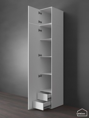 Шкаф с антресолью Linnea MHR-1POA-4 2450х400х510 (Белый-М 11.1.1) в Тобольске - tobolsk.mebel24.online | фото 5