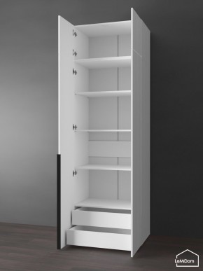 Шкаф с антресолью Linnea MHR-2A-4 2450х800х510 (Белый-М 11.1.2) в Тобольске - tobolsk.mebel24.online | фото 5