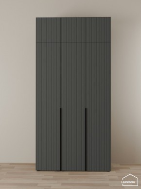 Шкаф с антресолью Linnea MHR-3A-2 2450х1200х510 (Графит-М 11.1.25) в Тобольске - tobolsk.mebel24.online | фото 1