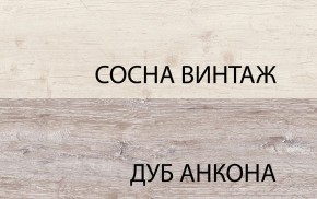 Шкаф с витриной 1V1D1S, MONAKO, цвет Сосна винтаж/дуб анкона в Тобольске - tobolsk.mebel24.online | фото 3