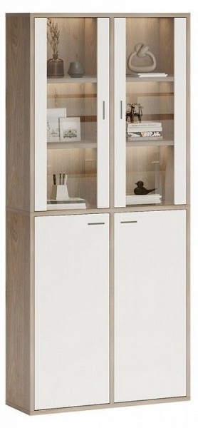 Шкаф-витрина Домино СУ(ш2в2)+2ФС+2ФГ в Тобольске - tobolsk.mebel24.online | фото 2