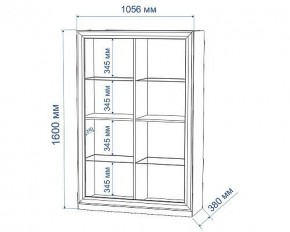 Шкаф-витрина Нобиле ШВтН ФСД-ФСД в Тобольске - tobolsk.mebel24.online | фото 2