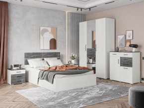 Спальня Теана Ясень Анкор светлый/Мрамор дарк в Тобольске - tobolsk.mebel24.online | фото