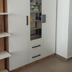 Спальный гарнитур Евро (модульный) Крафт/Белый в Тобольске - tobolsk.mebel24.online | фото 30