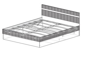 ОЛИВИЯ Спальный гарнитур МДФ (модульный) в Тобольске - tobolsk.mebel24.online | фото 6