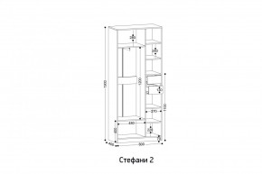 СТЕФАНИ-2 Шкаф в Тобольске - tobolsk.mebel24.online | фото 2