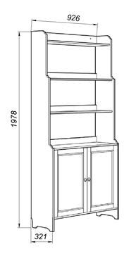 Стеллаж 20 Вествик, массив сосны, цвет белый в Тобольске - tobolsk.mebel24.online | фото 2