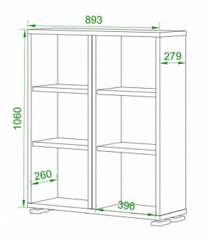 Стеллаж Домино нельсон ПУ-50-1 в Тобольске - tobolsk.mebel24.online | фото 2