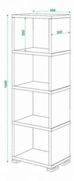 Стеллаж Домино СБ-15/4 в Тобольске - tobolsk.mebel24.online | фото 3