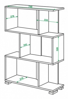 Стеллаж Домино СЛ-5-3 в Тобольске - tobolsk.mebel24.online | фото 2