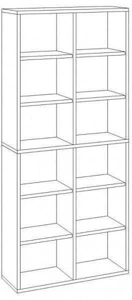 Стеллаж Домино СУ(ш2в2) в Тобольске - tobolsk.mebel24.online | фото 3