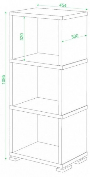 Стеллаж-колонка Домино СБ-15/3 в Тобольске - tobolsk.mebel24.online | фото 2