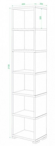 Стеллаж-колонка СБ-15/6 в Тобольске - tobolsk.mebel24.online | фото 2