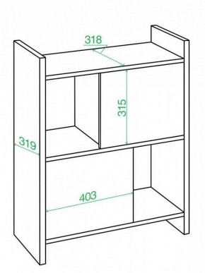 Стеллаж комбинированный Домино Лайт СТЛ-3Н в Тобольске - tobolsk.mebel24.online | фото 3