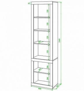 Стеллаж комбинированный Toivo ВтВ в Тобольске - tobolsk.mebel24.online | фото 2