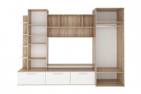Стенка Денвер (СТЛ.151.01) Дуб сонома/Белый в Тобольске - tobolsk.mebel24.online | фото 2