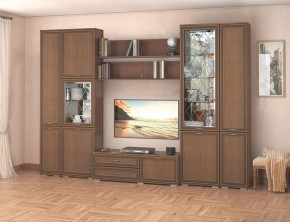 Стенка Ливорно орех в Тобольске - tobolsk.mebel24.online | фото 1