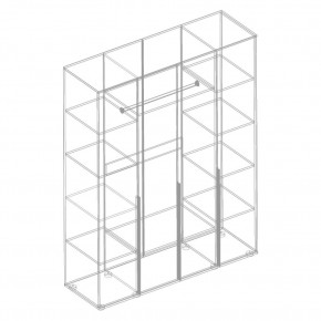 СТИЛ Шкаф 4-ств для одежды в Тобольске - tobolsk.mebel24.online | фото 2
