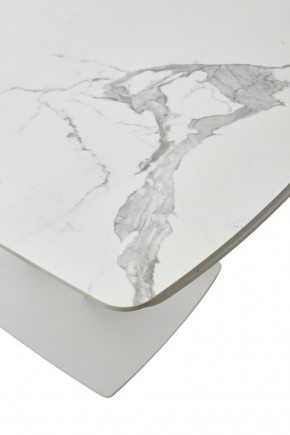 Стол ALATRI 120 GLOSS STATUARIO WHITE SOLID CERAMIC / WHITE, ®DISAUR в Тобольске - tobolsk.mebel24.online | фото 10