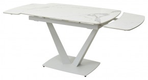 Стол ALATRI 120 GLOSS STATUARIO WHITE SOLID CERAMIC / WHITE, ®DISAUR в Тобольске - tobolsk.mebel24.online | фото 9