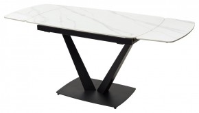 Стол ALATRI 120 MATT WHITE MARBLE SOLID CERAMIC / BLACK, ®DISAUR в Тобольске - tobolsk.mebel24.online | фото 10