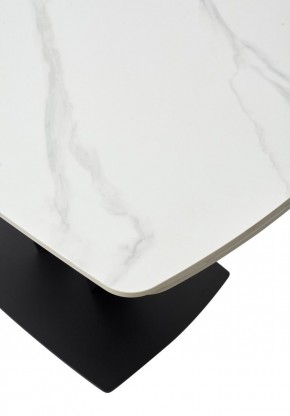 Стол ALATRI 120 MATT WHITE MARBLE SOLID CERAMIC / BLACK, ®DISAUR в Тобольске - tobolsk.mebel24.online | фото 11