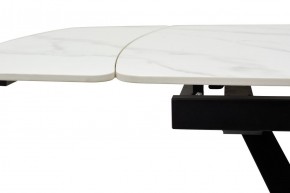 Стол ALATRI 120 MATT WHITE MARBLE SOLID CERAMIC / BLACK, ®DISAUR в Тобольске - tobolsk.mebel24.online | фото 5