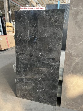 Стол ALES 180 BLACK GRAVE SOLID CERAMIC, керамика / бронзовый, ®DISAUR в Тобольске - tobolsk.mebel24.online | фото 3