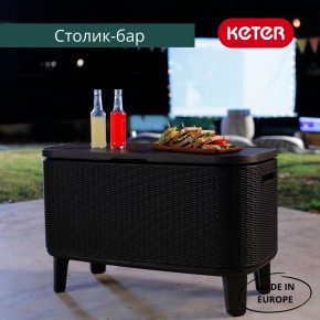 Стол Беви Бар (Bevy Bar Large Cool Bar), коричневый в Тобольске - tobolsk.mebel24.online | фото 4