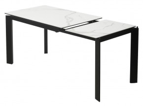 Стол CORNER 120 MATTE STATUARIO Белый мрамор матовый керамика, стекло/ черный каркас, ®DISAUR в Тобольске - tobolsk.mebel24.online | фото 4