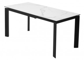 Стол CORNER 120 MATTE STATUARIO Белый мрамор матовый керамика, стекло/ черный каркас, ®DISAUR в Тобольске - tobolsk.mebel24.online | фото 6