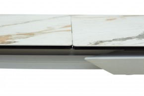 Стол CREMONA 160 KL-188 Контрастный мрамор / белый каркас, ®DISAUR в Тобольске - tobolsk.mebel24.online | фото 5