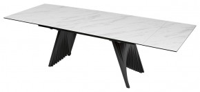 Стол IVAR 200 MARBLES KL-99 Белый мрамор, итальянская керамика, ®DISAUR в Тобольске - tobolsk.mebel24.online | фото 1