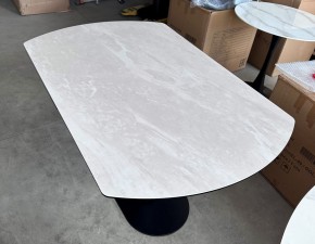 Стол KAI 140 TL-109 поворотная система раскладки, испанская керамика / Темно-серый / Черный, ®DISAUR в Тобольске - tobolsk.mebel24.online | фото 7