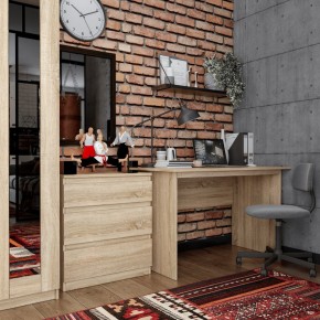 Стол КАСТОР письменный 120х65, цвет Дуб Сонома в Тобольске - tobolsk.mebel24.online | фото 3