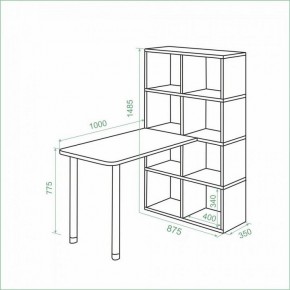 Стол компьютерный Bartolo в Тобольске - tobolsk.mebel24.online | фото 3