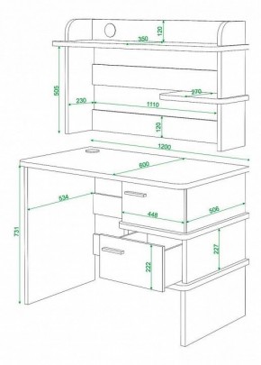 Стол компьютерный Домино нельсон СД-15 в Тобольске - tobolsk.mebel24.online | фото 3