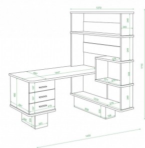 Стол компьютерный Домино нельсон СР-520 в Тобольске - tobolsk.mebel24.online | фото 2
