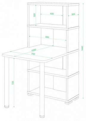 Стол компьютерный Домино СБ-10М/4 в Тобольске - tobolsk.mebel24.online | фото 2
