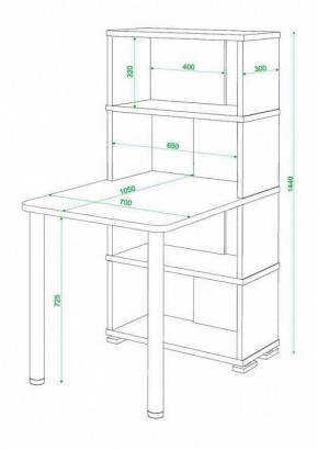 Стол компьютерный Домино СБ-10М4 в Тобольске - tobolsk.mebel24.online | фото 4