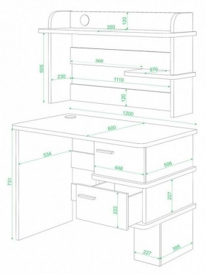 Стол компьютерный Домино СД-15 в Тобольске - tobolsk.mebel24.online | фото 2