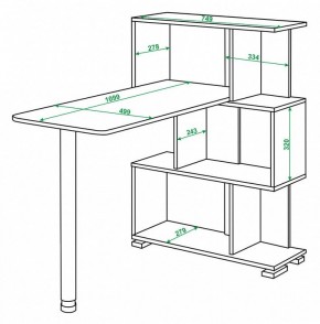 Стол компьютерный Домино СЛ-5-3СТ в Тобольске - tobolsk.mebel24.online | фото 2