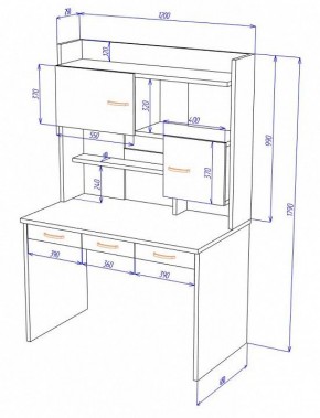 Стол компьютерный Домино СП-33 в Тобольске - tobolsk.mebel24.online | фото 2