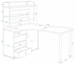 Стол компьютерный Домино СР-145М в Тобольске - tobolsk.mebel24.online | фото 2